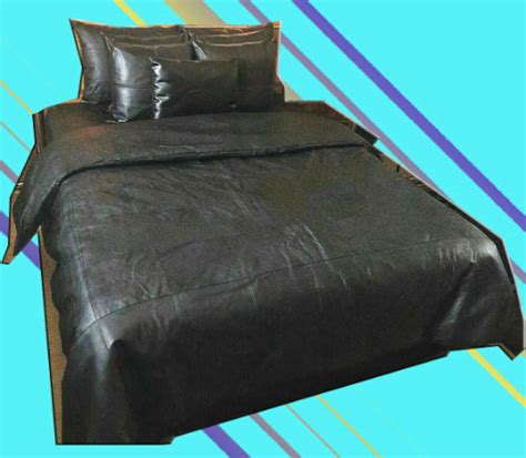 leather bed sheets for sale.